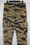 Real Gold Tiger Stripe Asian Cut Pants Size A-L Used