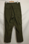 1960s lot OG-107 baker pants with modified cargo pockets, ex-special forces personnel, used, D