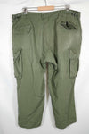 1969 4th Model Jungle Fatigue Pants X-L-R Used A