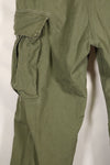 Estimated circa 1965 M-R 2nd Model Jungle Fatigue pants, faded, used.