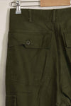 1960s lot OG-107 baker pants with modified cargo pockets, ex-special forces personnel, used, D