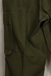 1960s lot OG-107 baker pants with modified cargo pockets, ex-special forces personnel, used, D