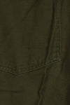 1960s lot OG-107 baker pants with modified cargo pockets, ex-special forces personnel, used, D