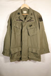 1969 Contract, M-R, 4th Model Jungle Fatigue Jacket, With Aftermarket Patches, Used