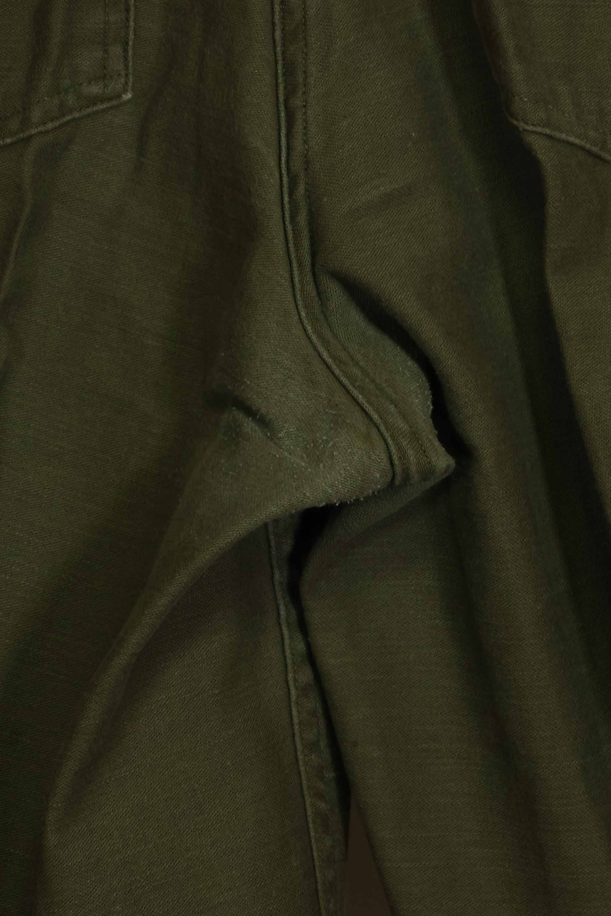 1960s lot OG-107 baker pants with modified cargo pockets, ex-special forces personnel, used, D