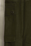 1960s lot OG-107 baker pants, cargo pocket modification, ex-special forces personnel, used, E