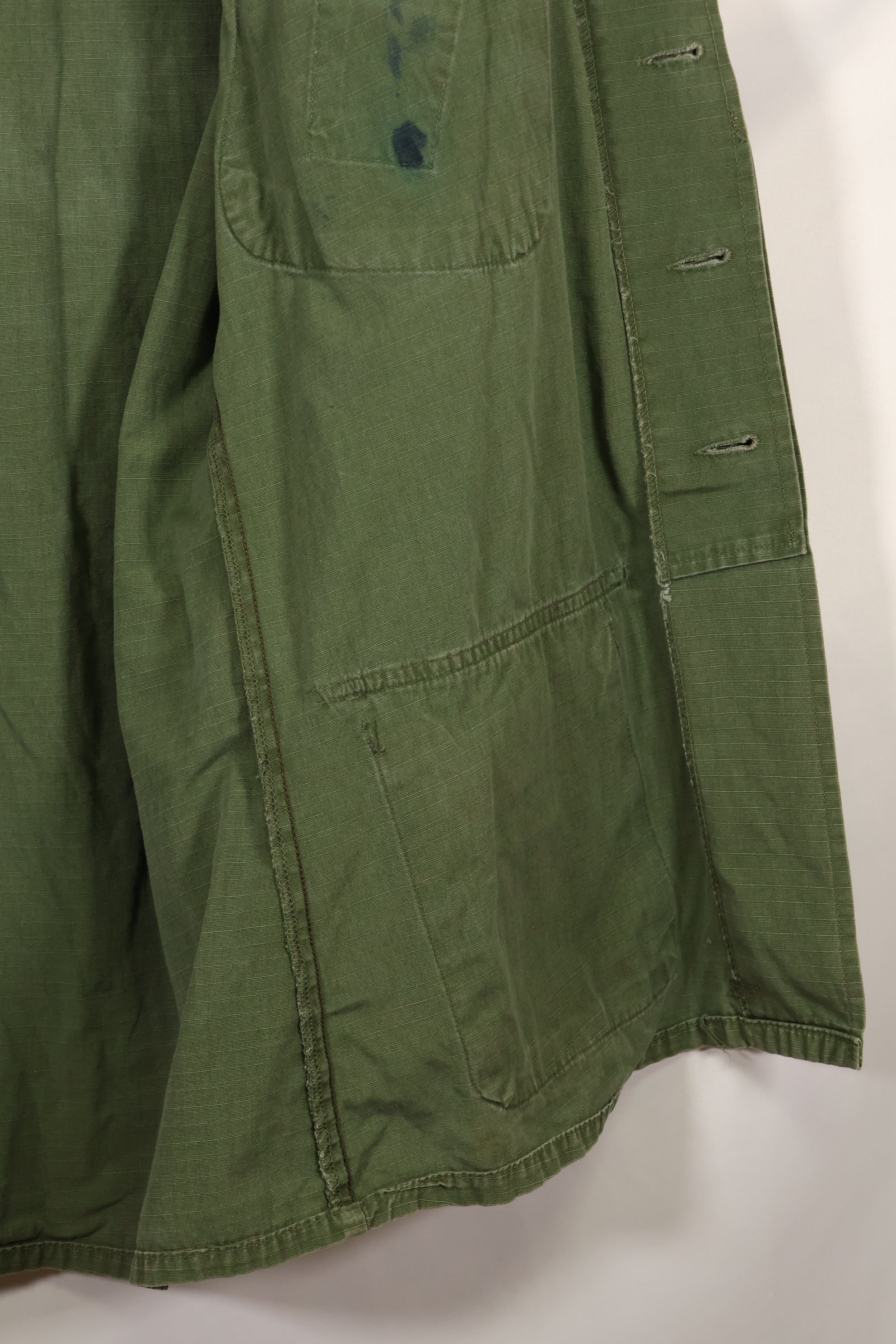 Circa 1968 S-S Size 4th Model Jungle Fatigue Jacket, Used, Released by Film Company