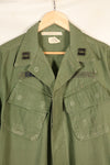 1969 Contract, M-R, 4th Model Jungle Fatigue Jacket, With Aftermarket Patches, Used