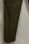 1960s lot OG-107 baker pants, cargo pocket modification, ex-special forces personnel, used, E