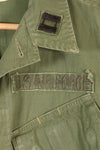 1969 Contract, M-R, 4th Model Jungle Fatigue Jacket, With Aftermarket Patches, Used