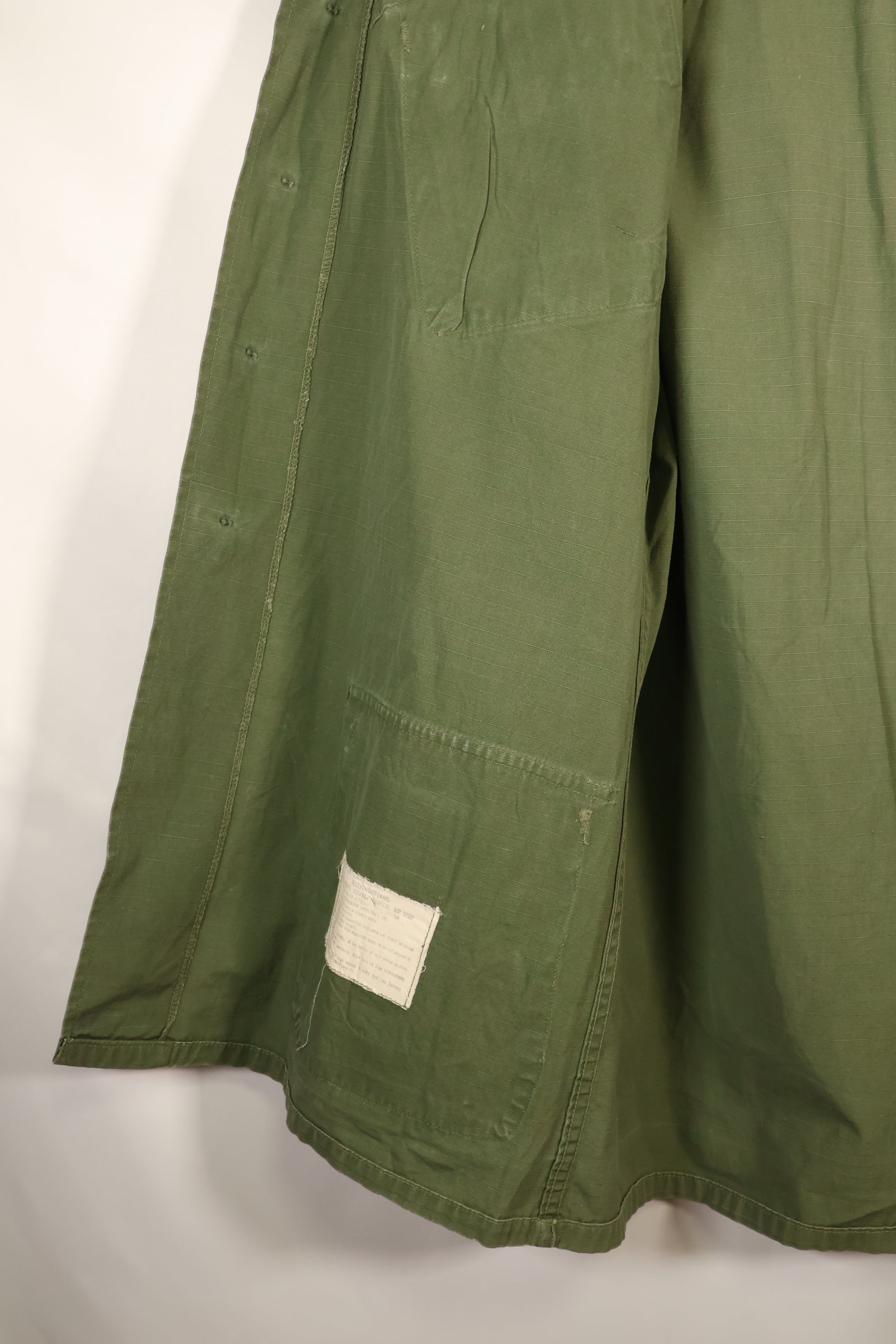 1969 Contract, M-R, 4th Model Jungle Fatigue Jacket, With Aftermarket Patches, Used