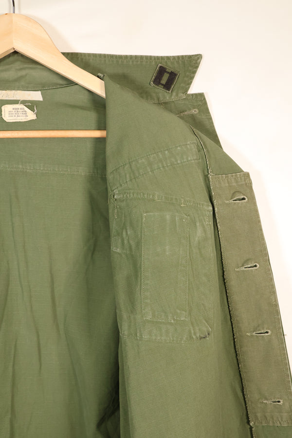 1969 Contract, M-R, 4th Model Jungle Fatigue Jacket, With Aftermarket Patches, Used