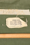 1969 Contract, M-R, 4th Model Jungle Fatigue Jacket, With Aftermarket Patches, Used