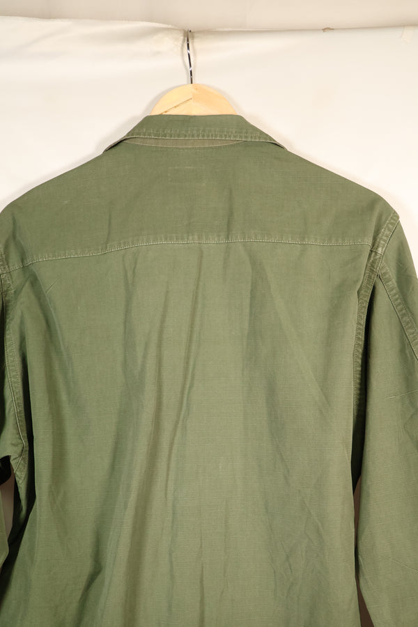 1969 Contract, M-R, 4th Model Jungle Fatigue Jacket, With Aftermarket Patches, Used