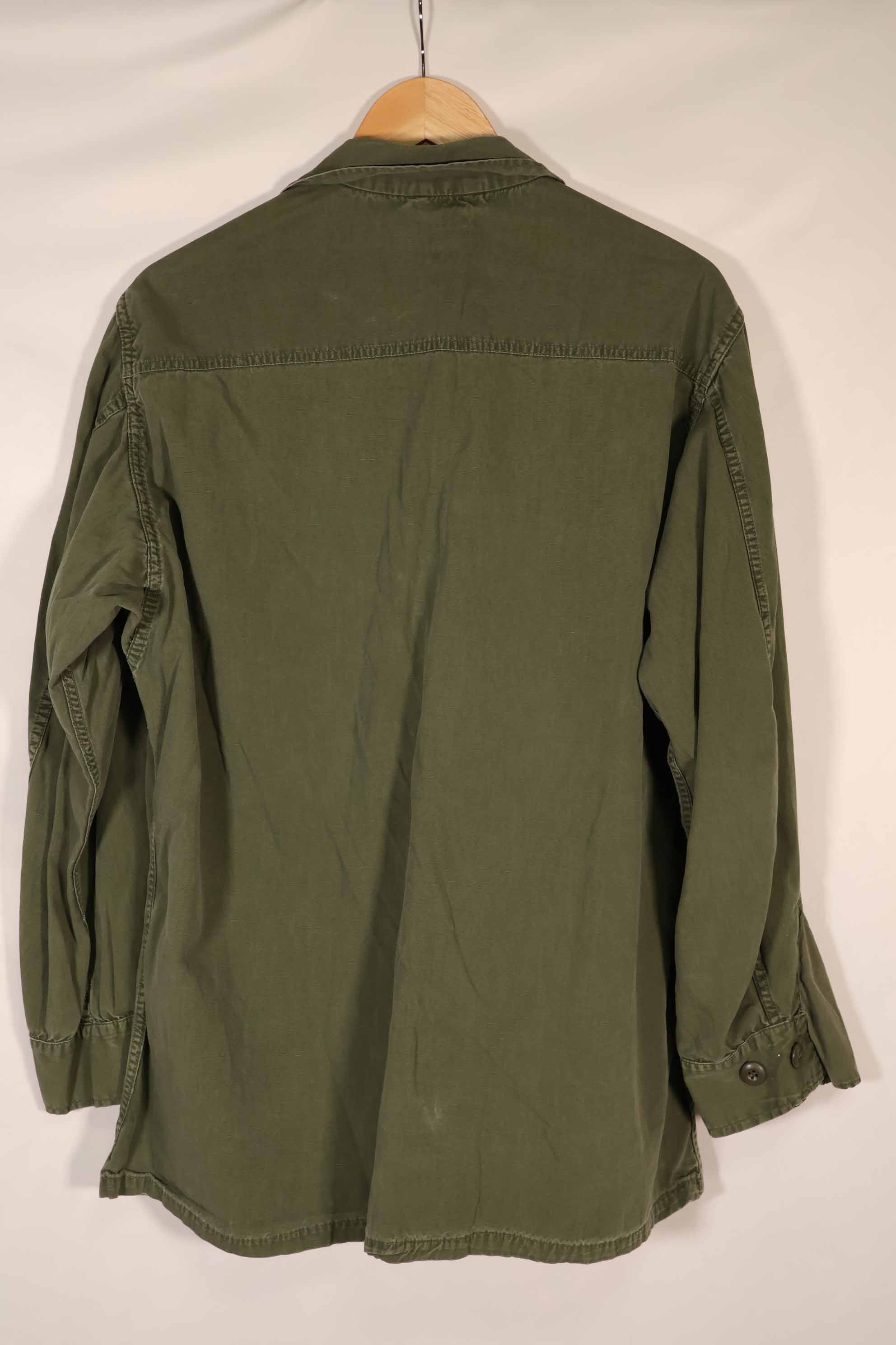 Real 1967 3rd Model Jungle Fatigue Jacket, no size tag, used.