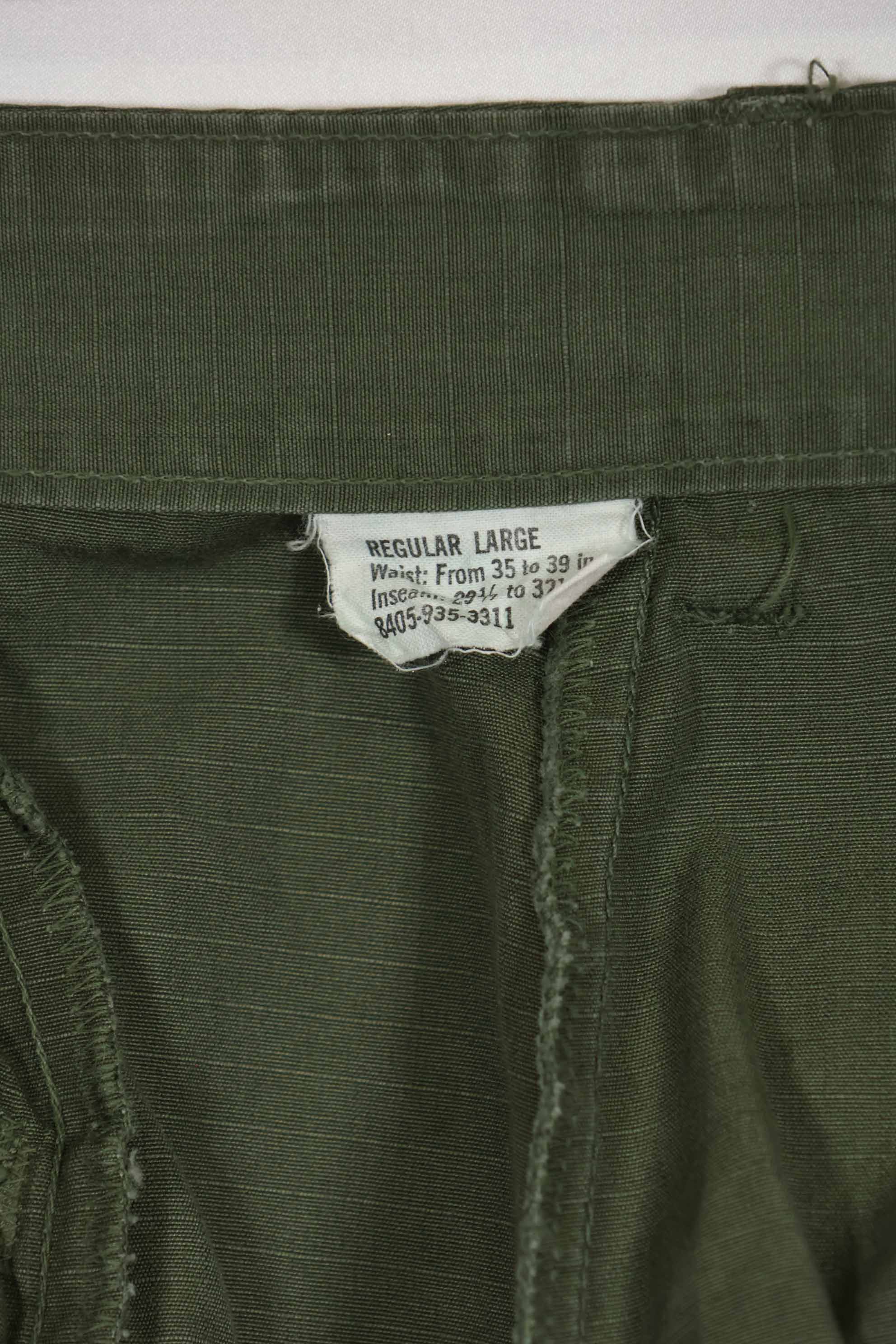 Precision Replica 1967 4th Model Jungle Fatigue Pants L-R Used