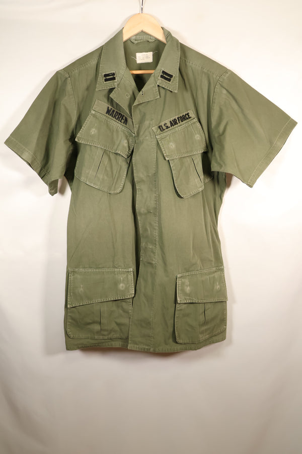 1967 Contract, M-L, 3rd Model Jungle Fatigue Jacket, USAF, Customized by Owner, Used