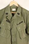 1967 Contract, M-L, 3rd Model Jungle Fatigue Jacket, USAF, Customized by Owner, Used