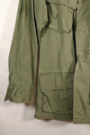 1967 Contract, M-R, U.S. Army, 3rd Model Jungle Fatigue Jacket, with Patches, Used
