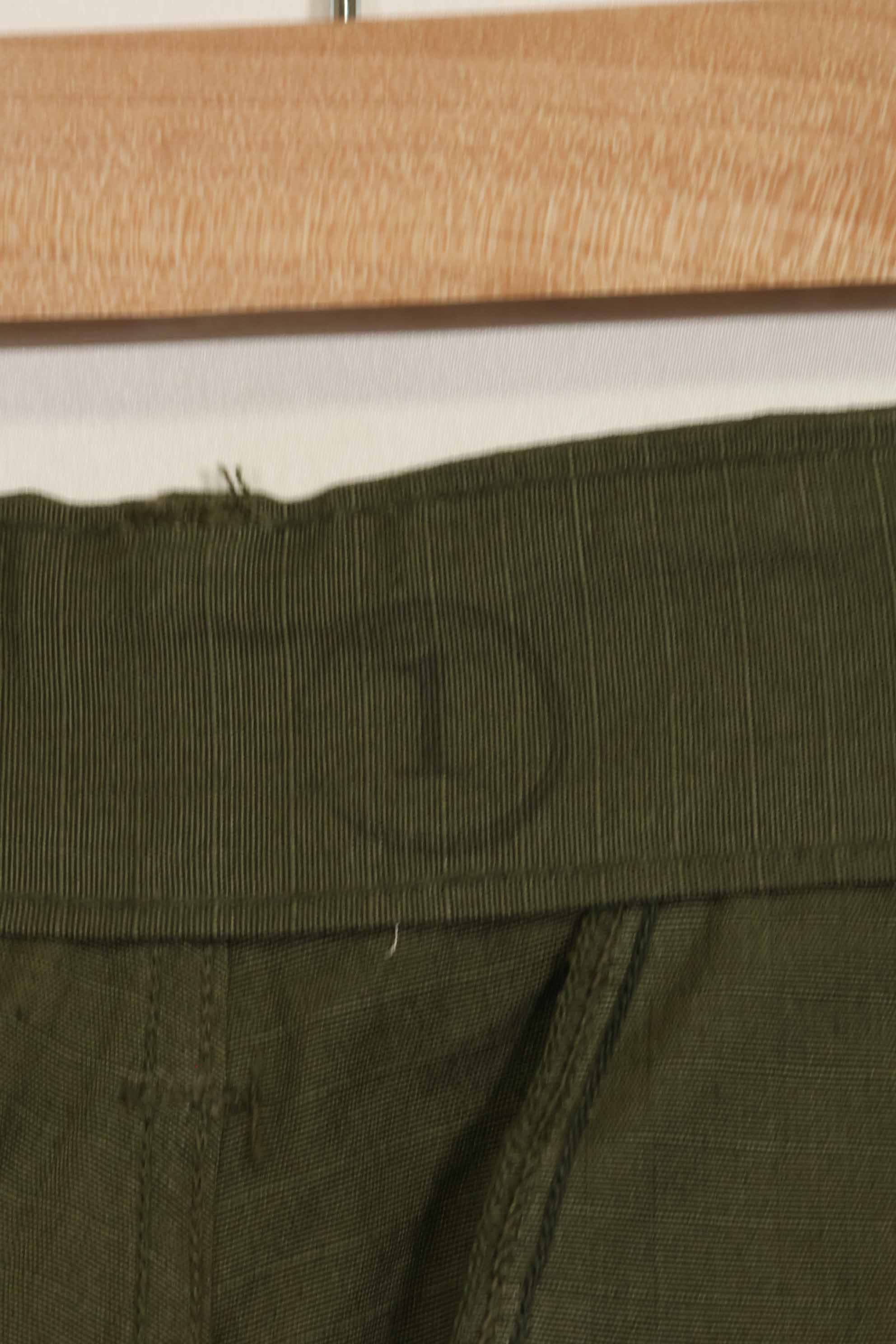 1960's Deadstock 4th Model Jungle Fatigue Pants, no size tag, never used.
