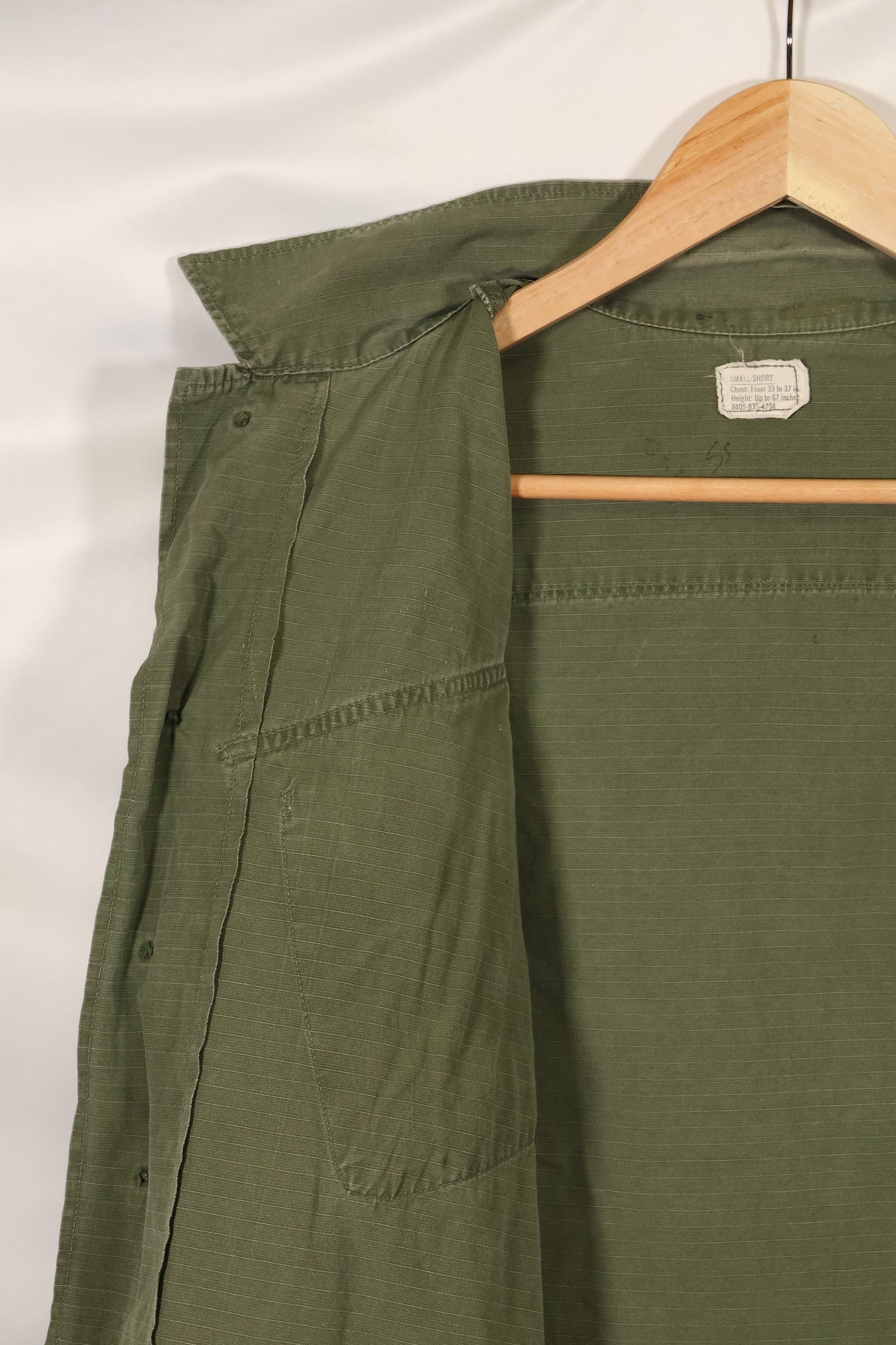 Circa 1969 S-S Size 4th Model Jungle Fatigue Jacket Used Film Company Release