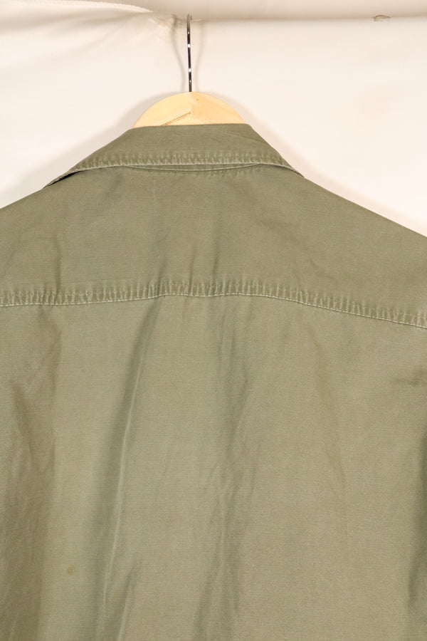 1966–67 Contract, S-R, Presumed USAF Issue, 3rd Model Jungle Fatigue Jacket, Short-Sleeve, Used