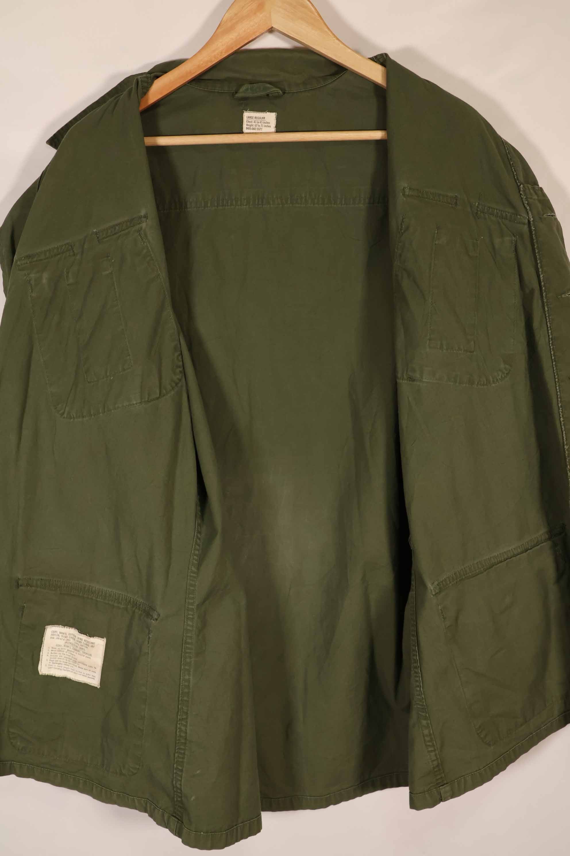 Real 1967 3rd Model Jungle Fatigue Jacket L-R Used