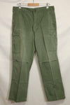 Mid-1960's 2nd Model Jungle Fatigue Pants, used, released by ex-Special Forces personnel, C