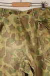 1940s W34 US Army Frogskin Camouflage HBT Pants Utility Pants Used