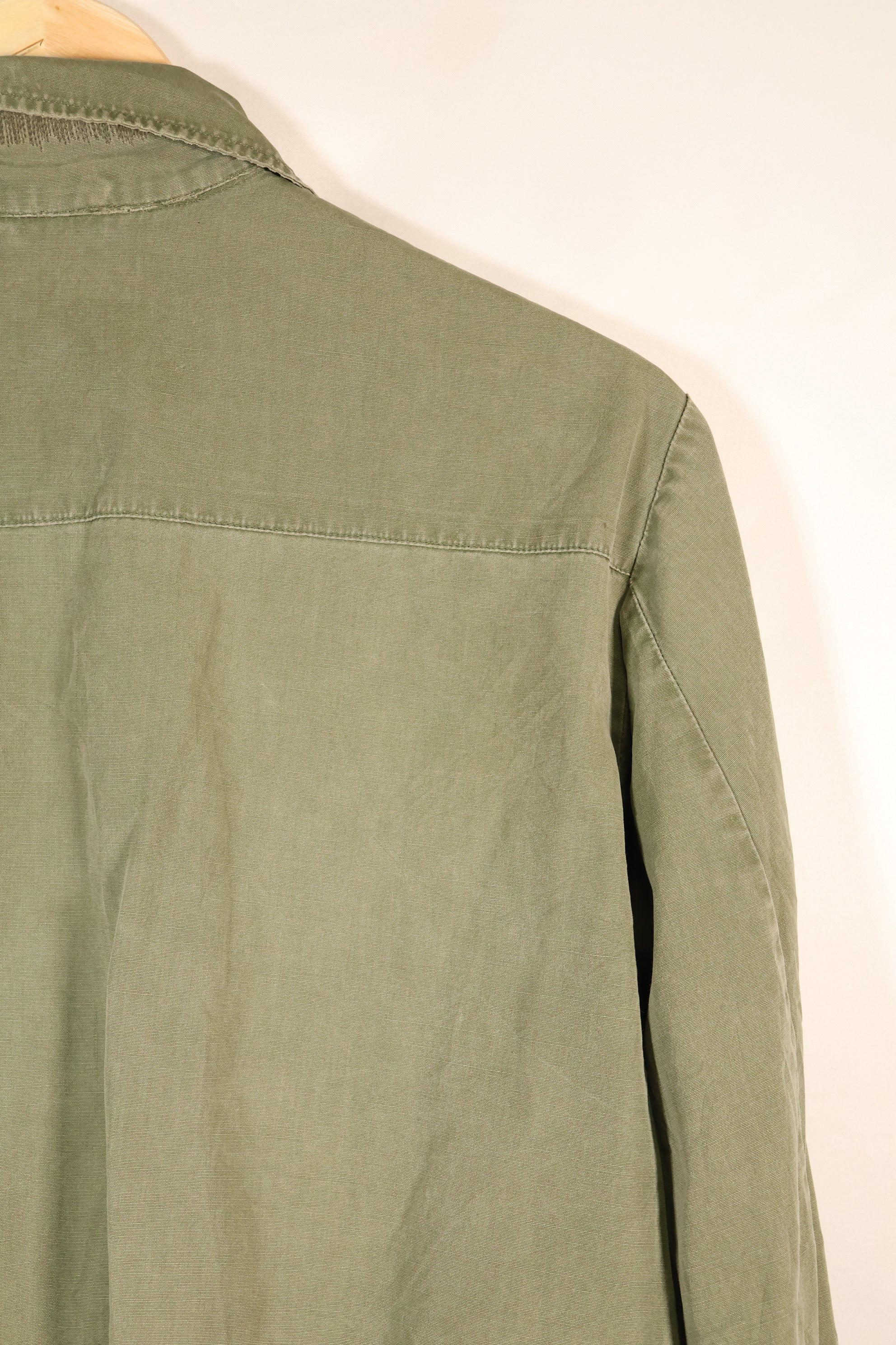 1967 Contract, M-L, Non-Ripstop, 3rd Model Jungle Fatigue Jacket, Faded, Used