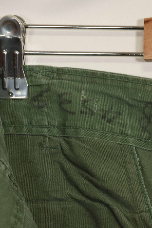 Mid-1960's 2nd Model Jungle Fatigue Pants, used, released by ex-Special Forces personnel, C