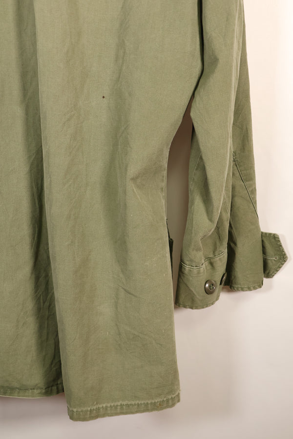 1967 Contract, M-L, Non-Ripstop, 3rd Model Jungle Fatigue Jacket, Faded, Used