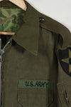 1960s locally made 2nd Infantry Division rain jacket, reversible, used.