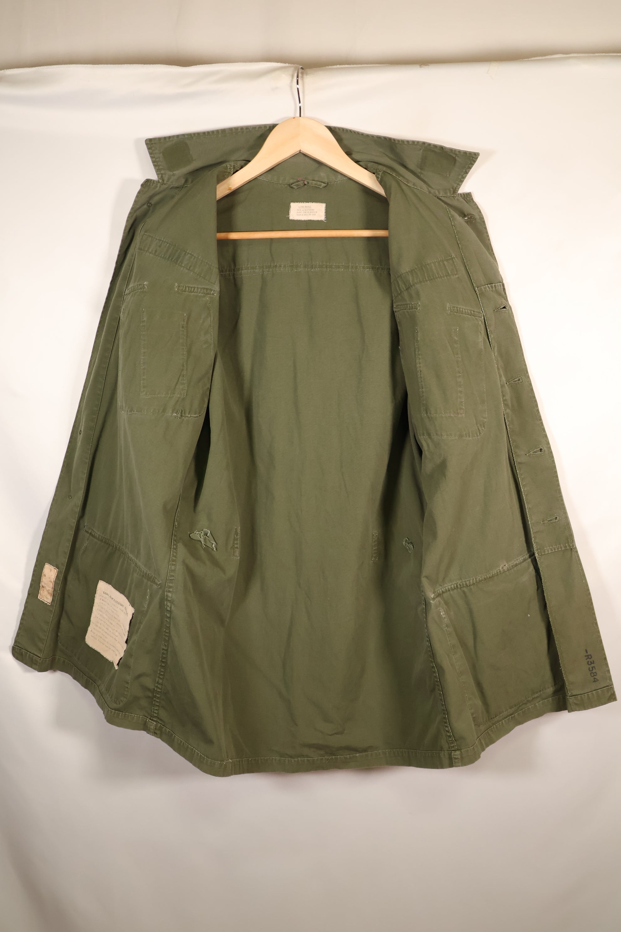 Circa 1965—S-L 2nd Model Jungle Fatigue Jacket—Shows Heavy Wear—Used