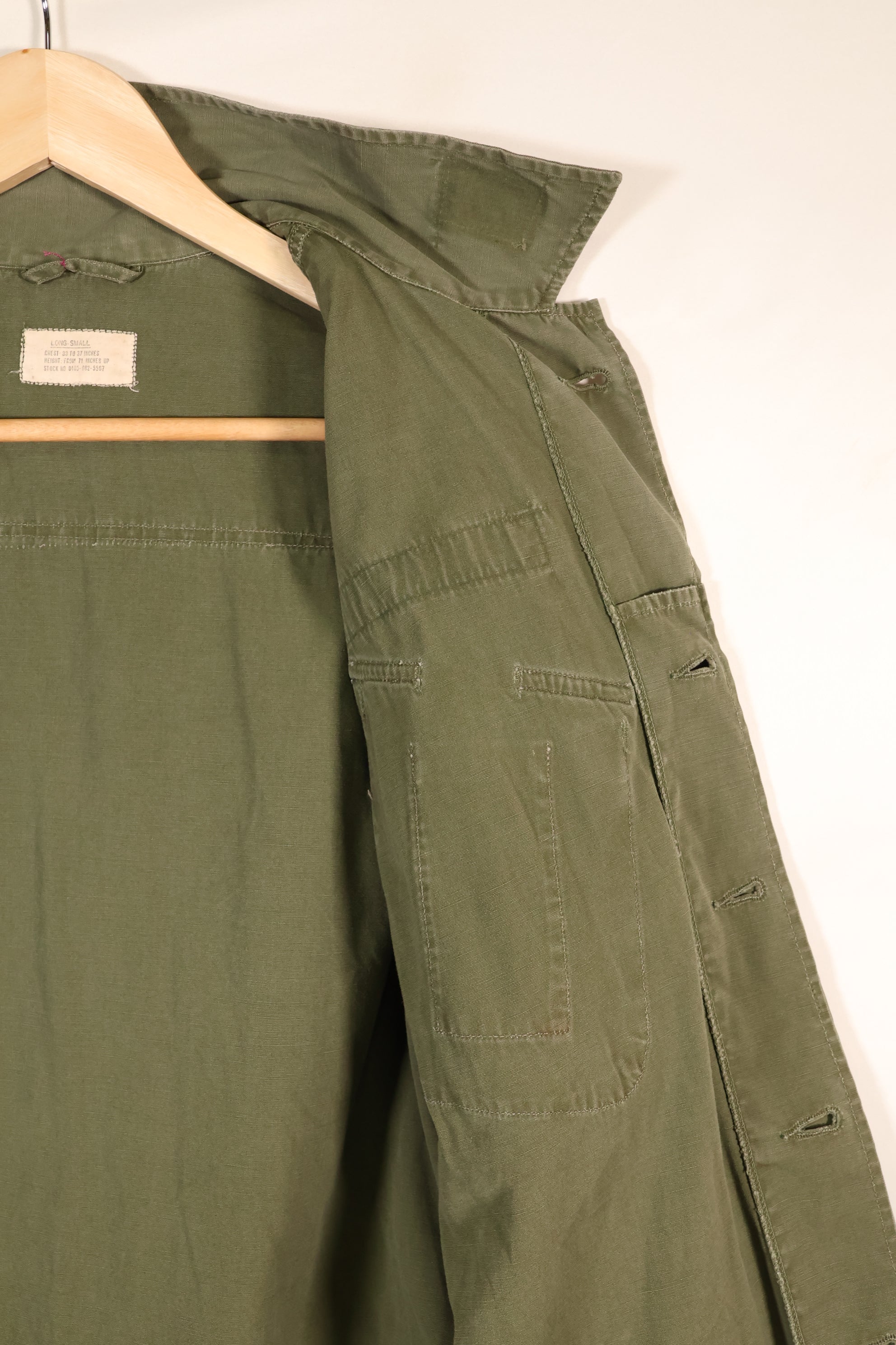 Circa 1965—S-L 2nd Model Jungle Fatigue Jacket—Shows Heavy Wear—Used