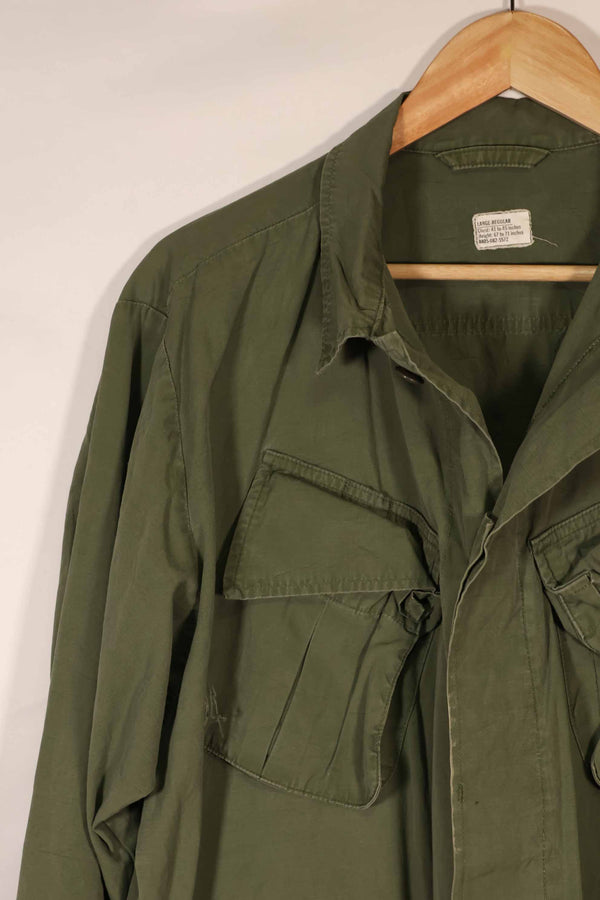 Real 1967 3rd Model Jungle Fatigue Jacket, L-R, large, used.