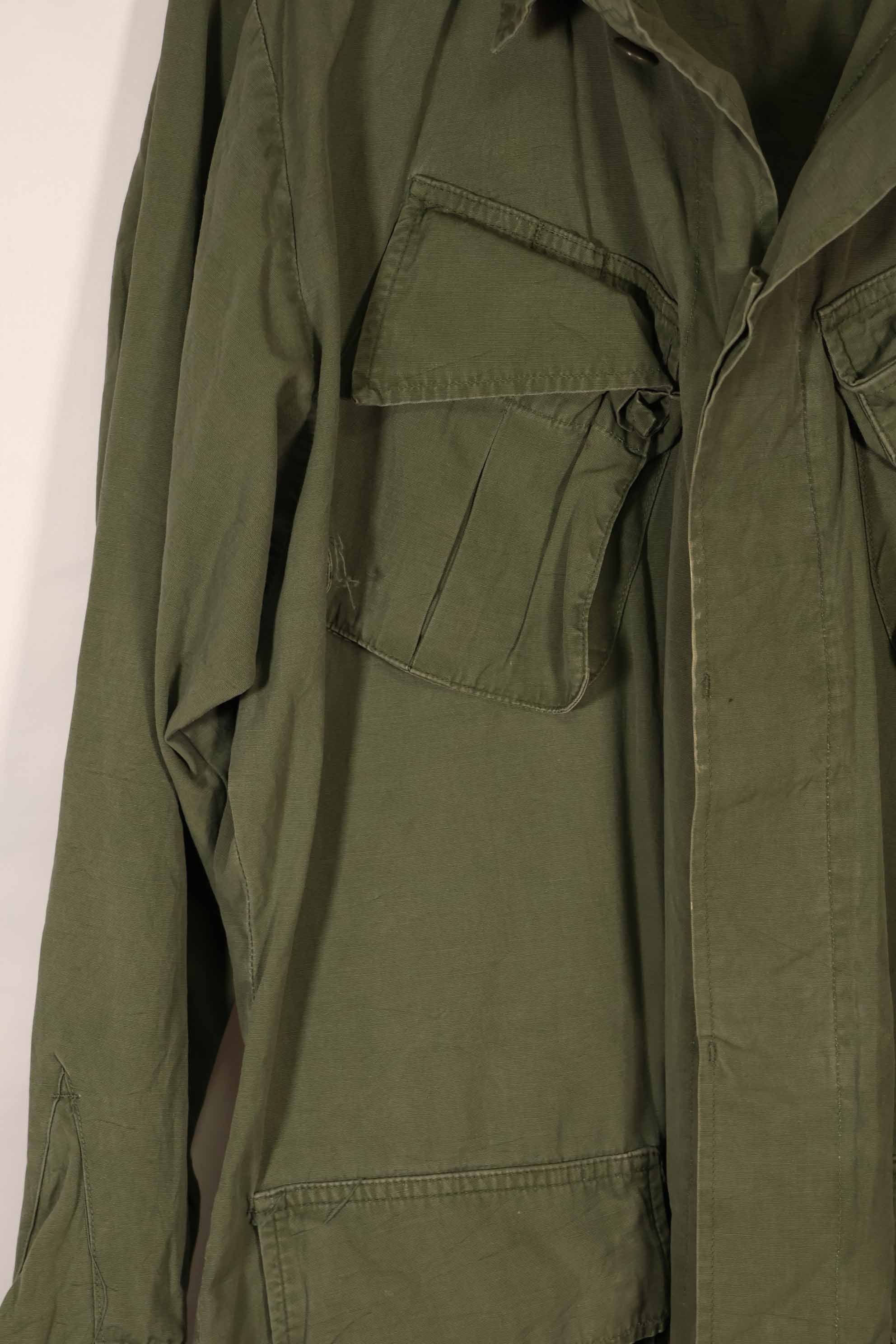 Real 1967 3rd Model Jungle Fatigue Jacket, L-R, large, used.