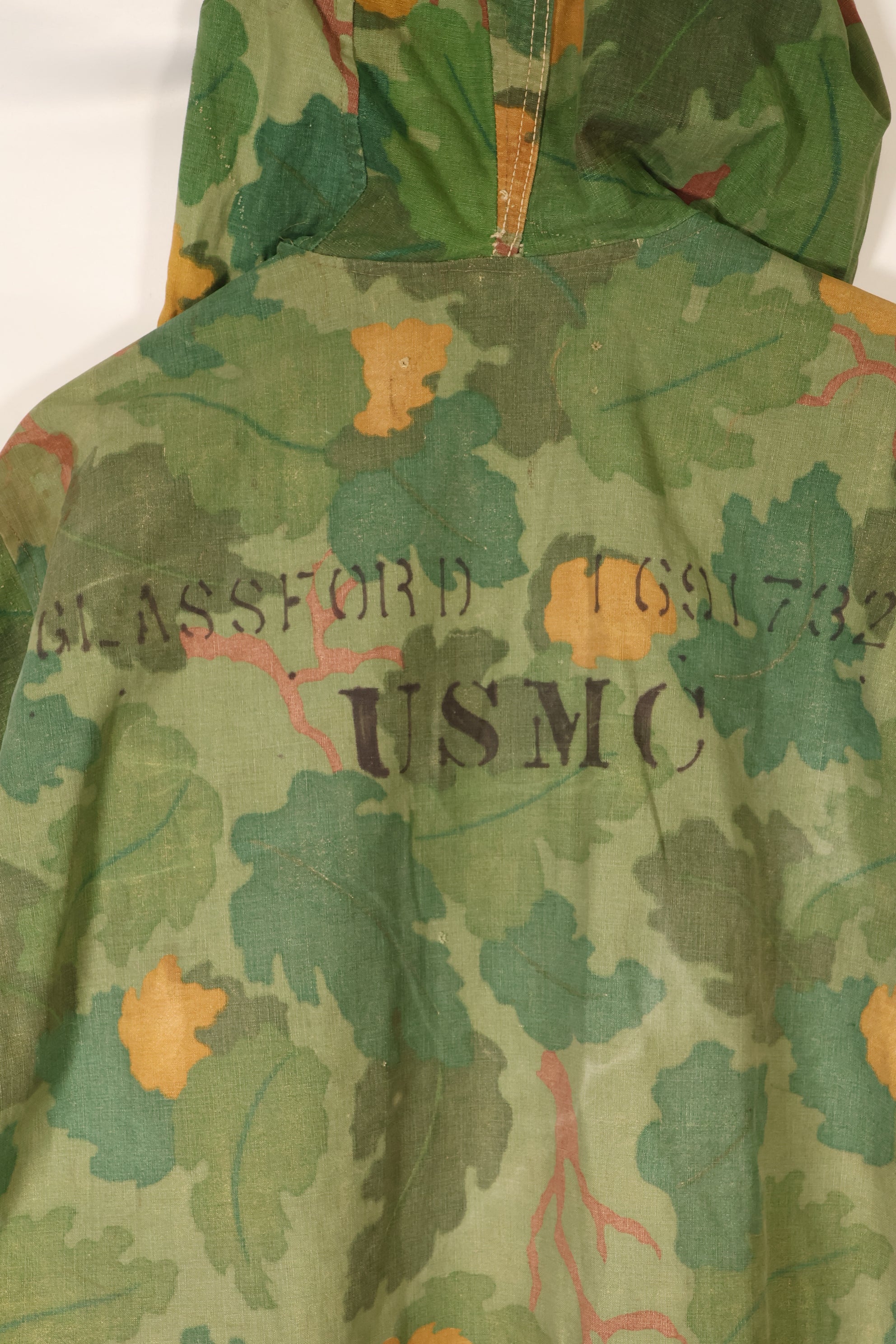 1960年代後半〜70年代　USMC　個人調達品　ミッチェルパターン　フード付フィールドジャケット　中古品