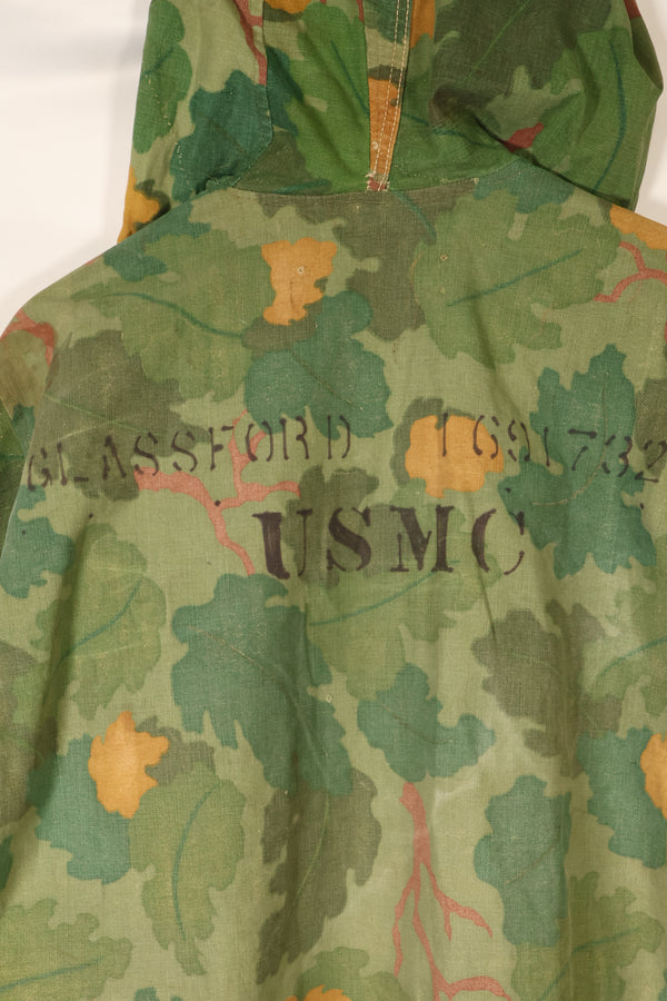 1960年代後半〜70年代　USMC　個人調達品　ミッチェルパターン　フード付フィールドジャケット　中古品