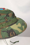 Real ERDL Government Issue Boonei Hat US Army K-9 Military Dog with Locally Made Patch &amp; Embroidery