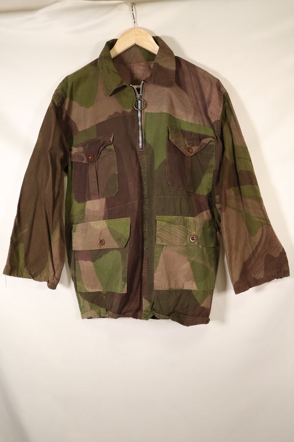 1940s, WWII, British Army, Windproof Camouflage Smock, Modified, Indochina War Replica, Post-war modifications, Used