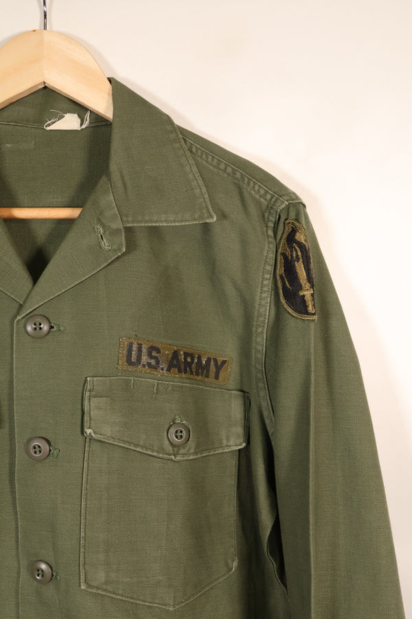 1972 Contract, 15 1/2 x 33, OG-107, Utility Shirt, With Patch, Used