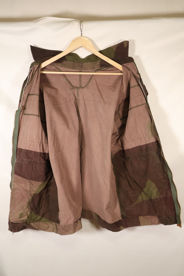 1940s, WWII, British Army, Windproof Camouflage Smock, Modified, Indochina War Replica, Post-war modifications, Used