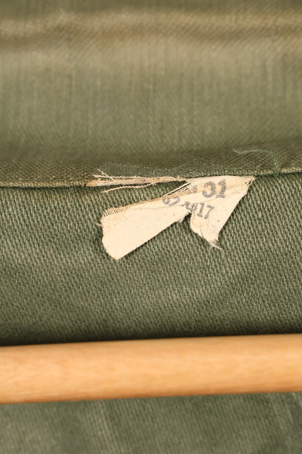 1971 Contract, Estimated Size: SMALL, OG-107 Utility Shirt, U.S. Navy, Original Tapes, Used
