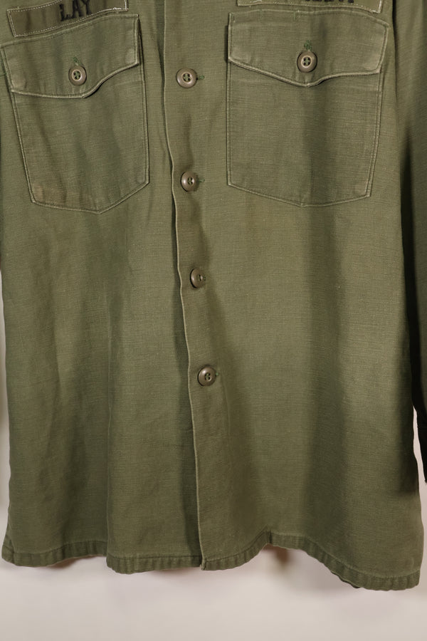 1975 Contract, 16 1/2 x 32, OG-107, Utility Shirt, With Added Patch, Used