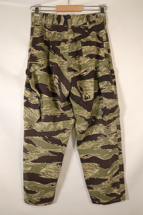Mid-1960s, Okinawa Tiger Pattern, Asian Cut, Tiger-Stripe Pants, Secondhand