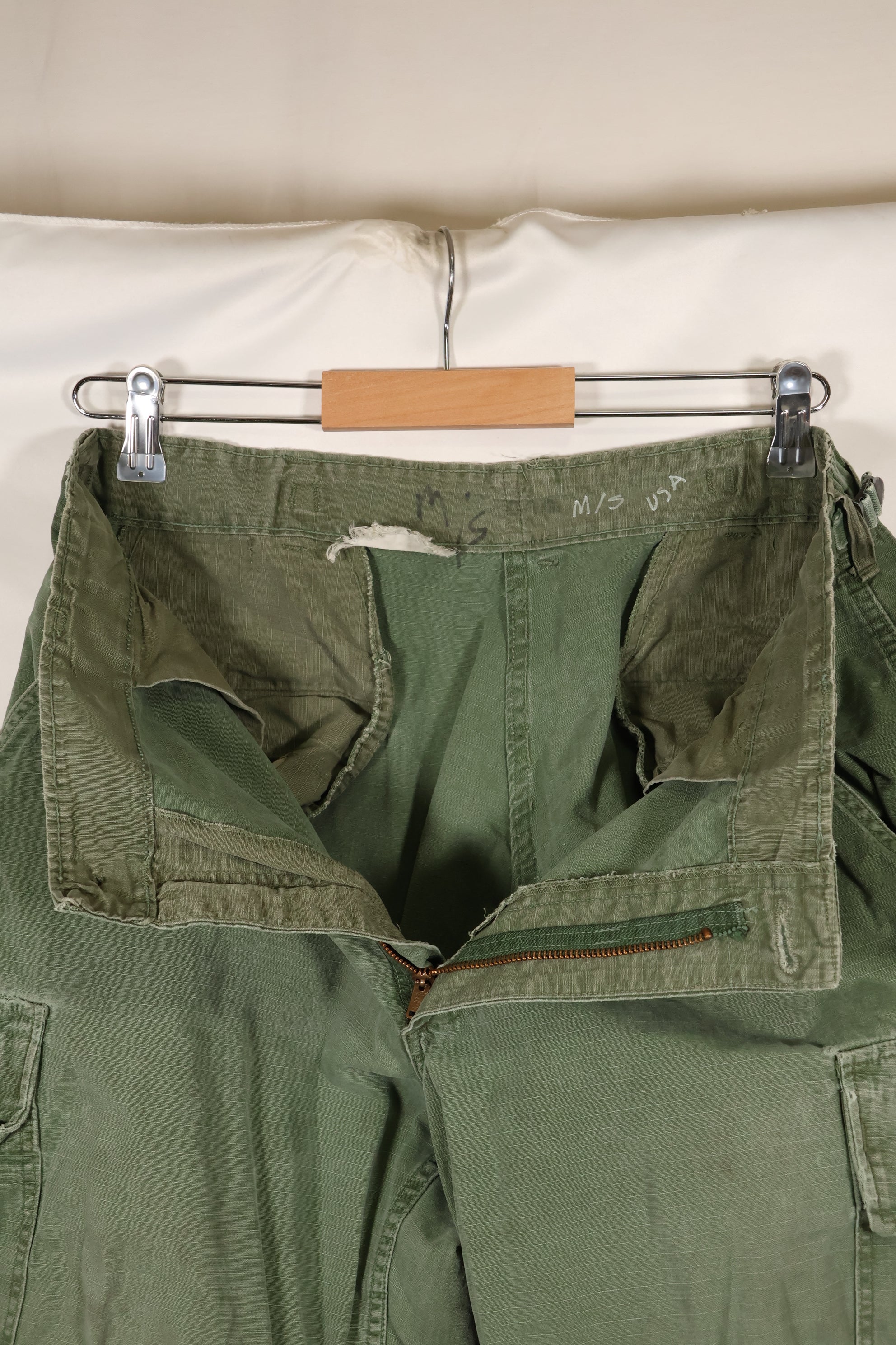 Circa 1966-68 M-S Size 4th Model Jungle Fatigue Pants, Used, Film Company Release C