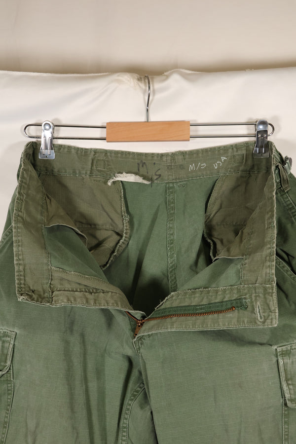 Circa 1966-68 M-S Size 4th Model Jungle Fatigue Pants, Used, Film Company Release C