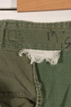Circa 1966-68 M-S Size 4th Model Jungle Fatigue Pants, Used, Film Company Release C