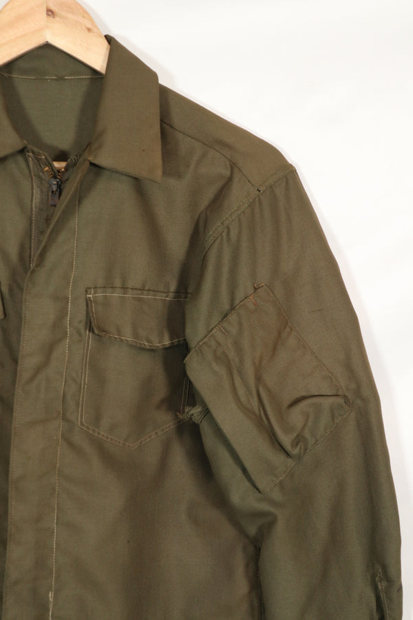 Real South Vietnam locally made NOMEX shirt, used, with patch marks.